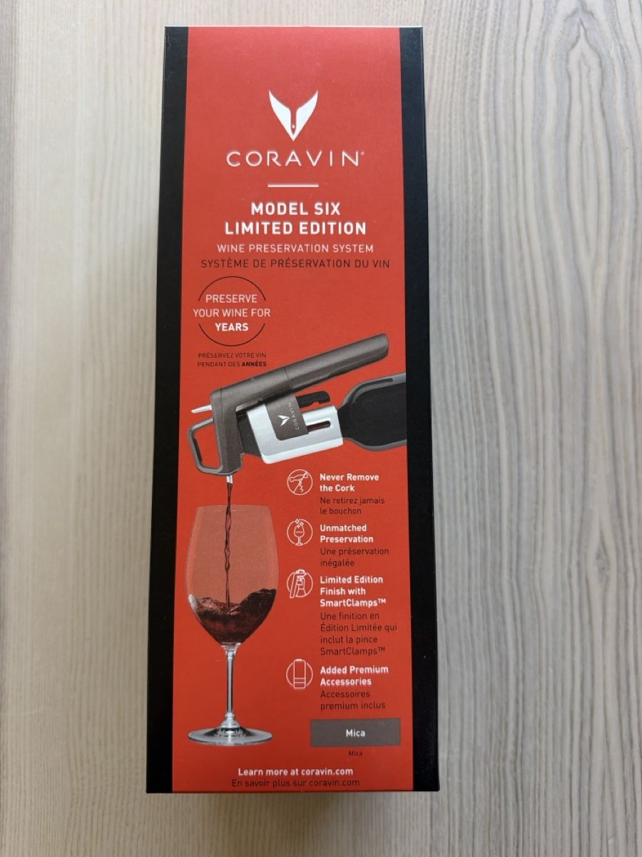 Coravin Apribottiglie & Tappi per chiusura: Coravin Model Six Limited Edition Weinkonservierungssystem – Nuovo e nell'imballaggio originale da Starrkirch-Wil venduto da comic_department