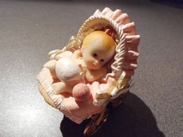 Kinderwagen mit Baby, Il Pierrot, rosa