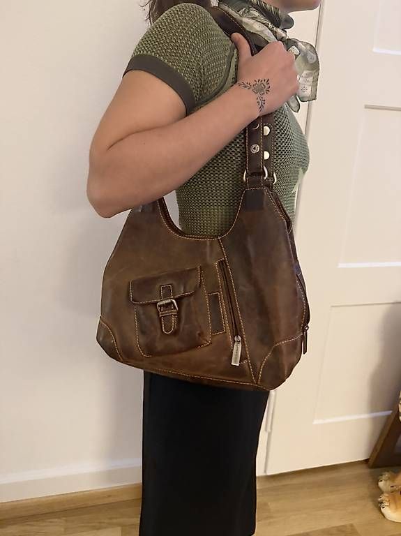 Borse da donna: Braune Ledertasche vintage – Usato da Zürich venduto da ine_h9f2 3