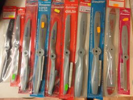 10 Stück Luftschrauben, versch. Grössen, Top Zustand!