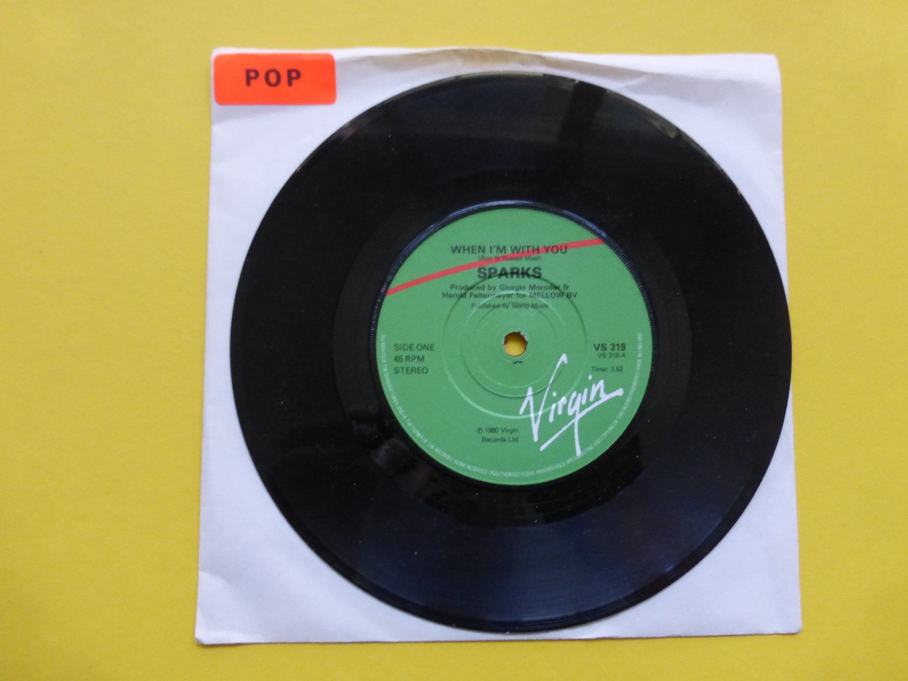 Dischi in vinile: Sparks – When I'm With You – Usato da Zürich venduto da Swiss57