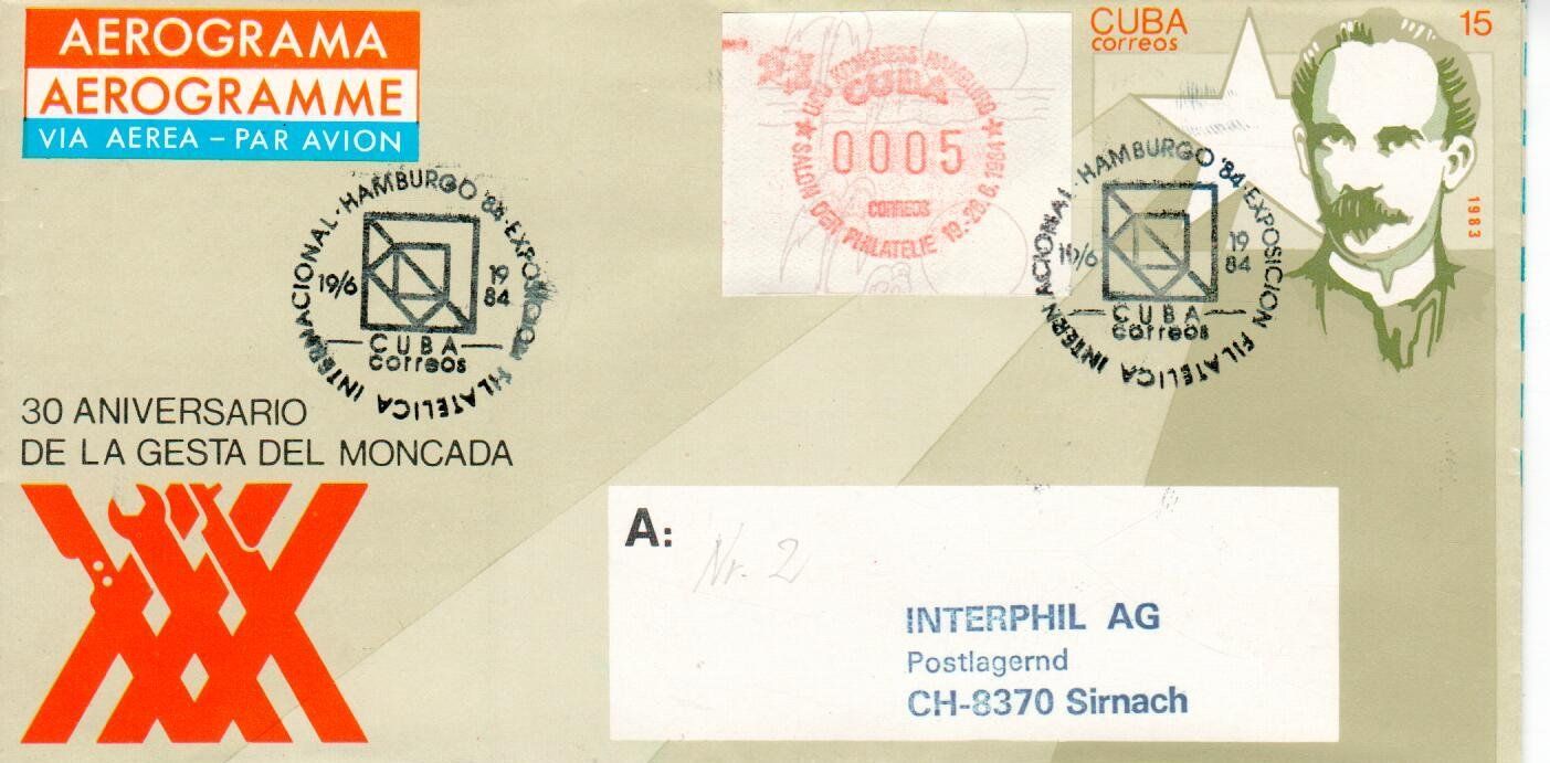 Alle Briefmarken: Kuba – Gebraucht aus Wolhusen von Curver9