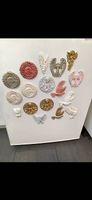 Diverse Wanddeko / Wandreliefs mit Magnet