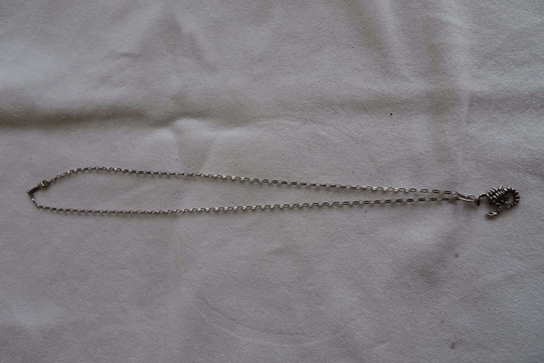 Catenine: Halskette mit Anhänger Skorpion – Usato da Strengelbach venduto da schmetterling20