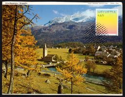 MK Farben der CH - Lärchengold, Sils-Baselgia