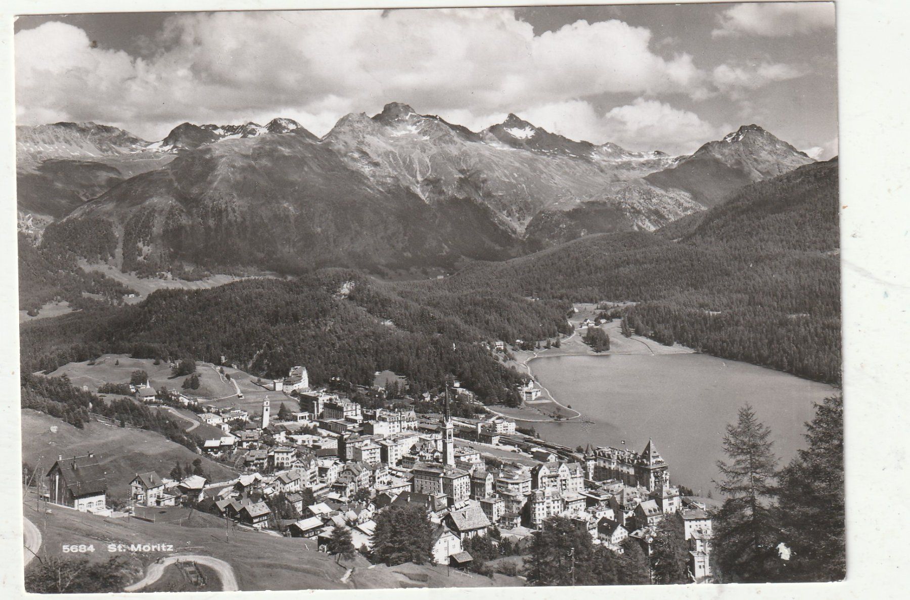 Cartoline postali: St. Morotz Teilansicht – Usato da Lumbrein venduto da made02