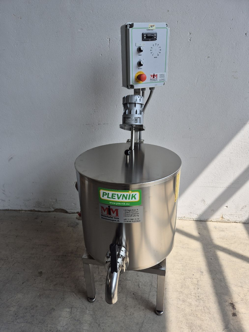 Cibi & Specialità: Plevnik Pasteur / Käsekessi 50 Liter – Nuovo (secondo la descrizione) da Eschlikon TG venduto da Meierhofer-Inox