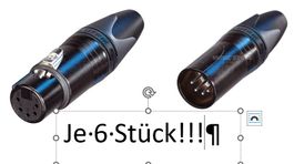 XLR 5polig Neutrik Stecker, Kupplung, Audio, DJ Movinghead