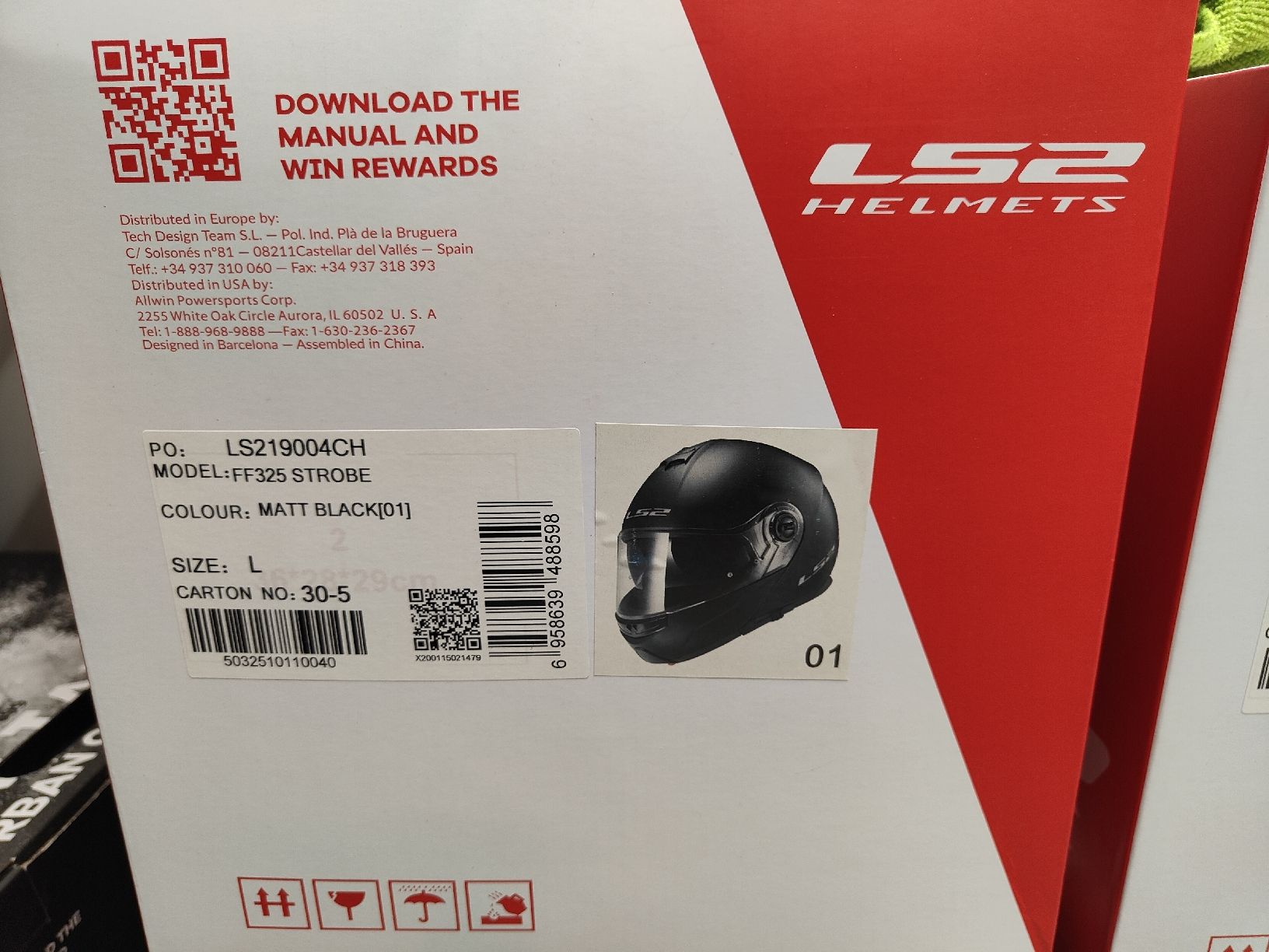 Caschi & visiere: Motorrad Helm  – Nuovo e nell'imballaggio originale da Flims-Waldhaus venduto da NickY30 4