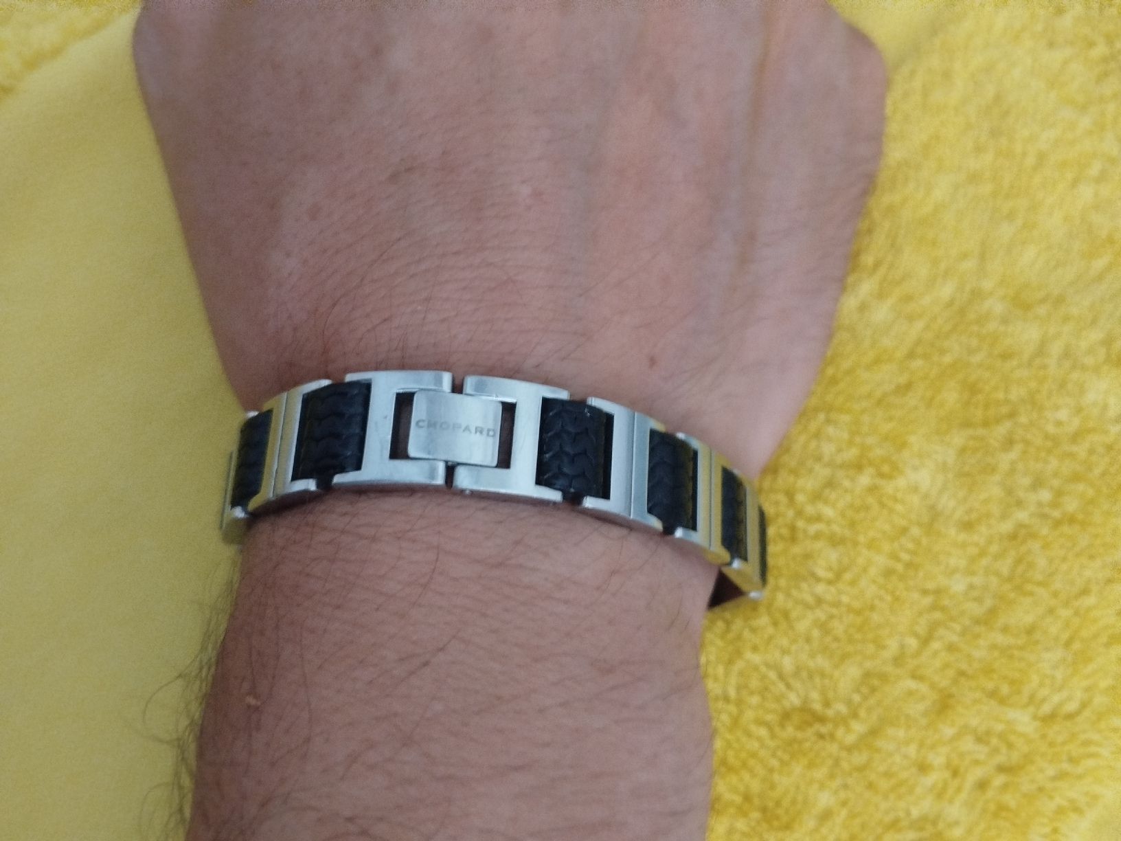 Chopard Bracciali & Braccialetti: Bracelet Chopard Classic Racing acier et caoutchouc. – Usato da Tolochenaz venduto da Arianit 8