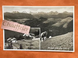 Kurhaus Lüderenalp Postkarte Bergpanorama 