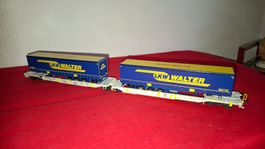 Roco : Doppeltaschen - Gelenkwagen LKW Walter