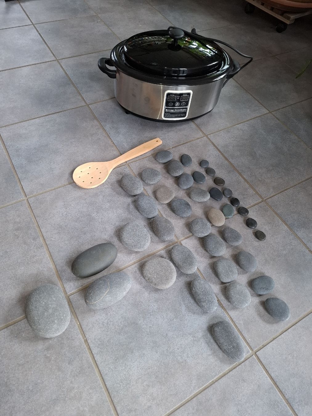 Dispositivi per massaggi: Hot Stone Massage Gerät – Nuovo (secondo la descrizione) da Andelfingen venduto da andiganz 1