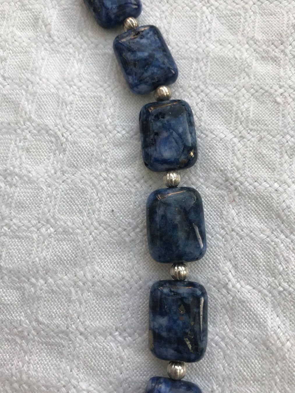 Catenine: Kette Lapislazuli, Einzelanfertigung, – Nuovo e nell'imballaggio originale da Bern venduto da antigua13 3