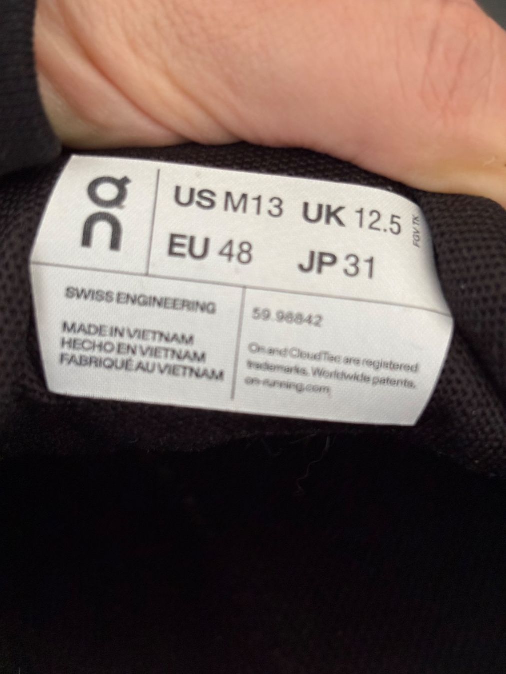 On Herrenschuhe: On Cloud Schuhe schwarz 48 – Gebraucht aus Reiden von verjaques 3