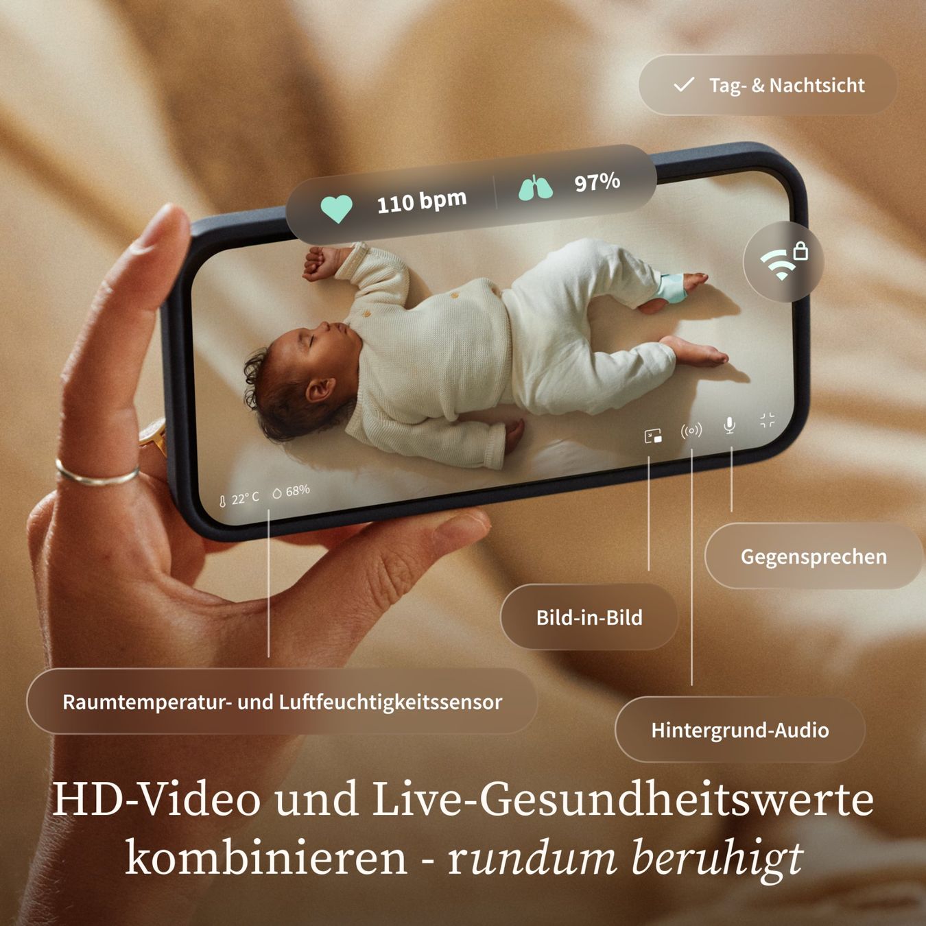 Babyphone: Owlet Dream Duo 3 Bedtime Blue – Nuovo (secondo la descrizione) da Adliswil venduto da LUNA_Swiss 2