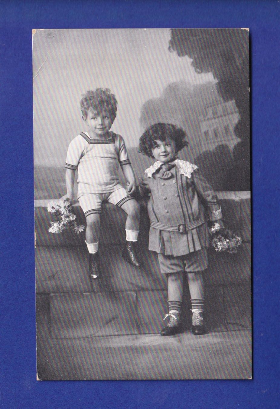 Cartoline postali: ENFANT - 2 jeunes garçons – Usato da Pully venduto da nicecards-shop