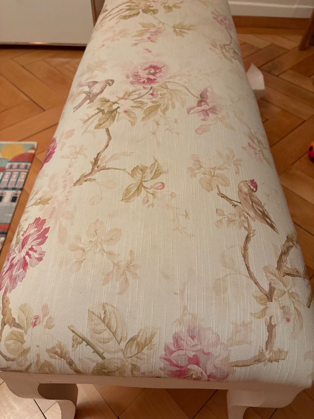 Pfister Bänke: Sitzbank mit Blumenmuster, Pfister – Gebraucht aus Zürich von Marty_Mc_Fly 2