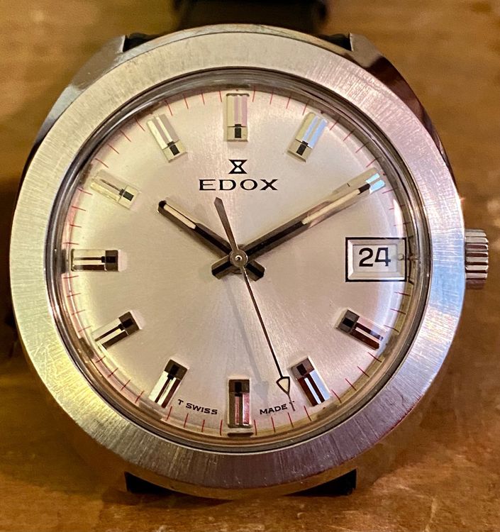 Rare Edox vintage date 35mm Acheter sur Ricardo