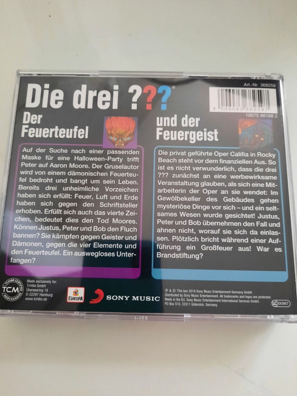 CD: Die drei ??? Doppelbox: Der Feuerteufel & Feuergeist – Usato da Allschwil venduto da saphira012 1