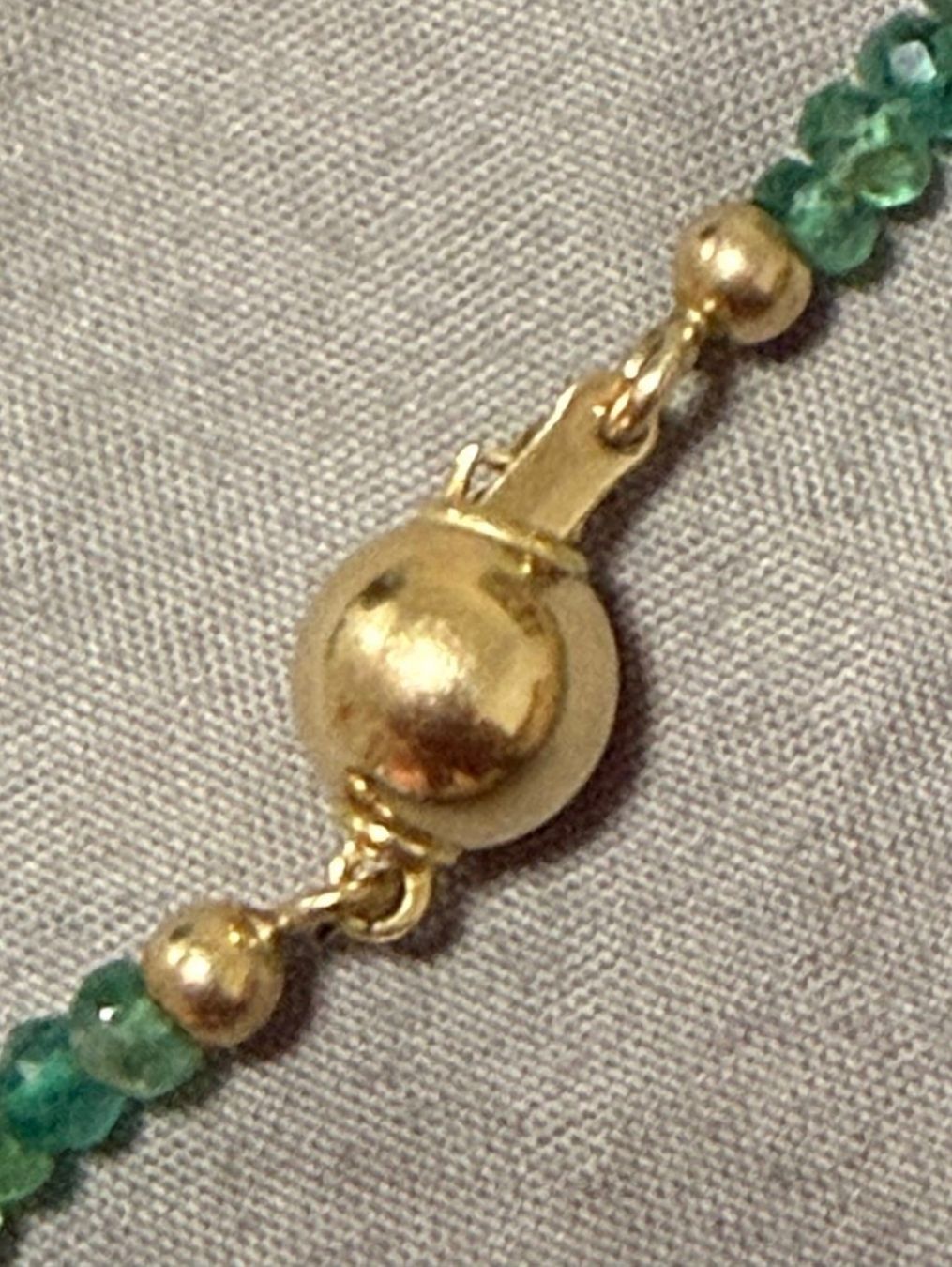 Ketten: Smaragd Kette Gold 14k – Gebraucht aus Oberhof von RealStone 2
