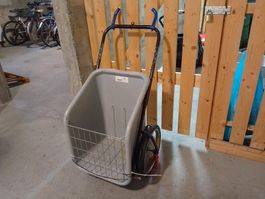 Leichter Trolley Handwagen Velo-Anhänger mit Hörnern