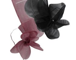 Ziehband Susi-fleur dunkelrot oder schwarz