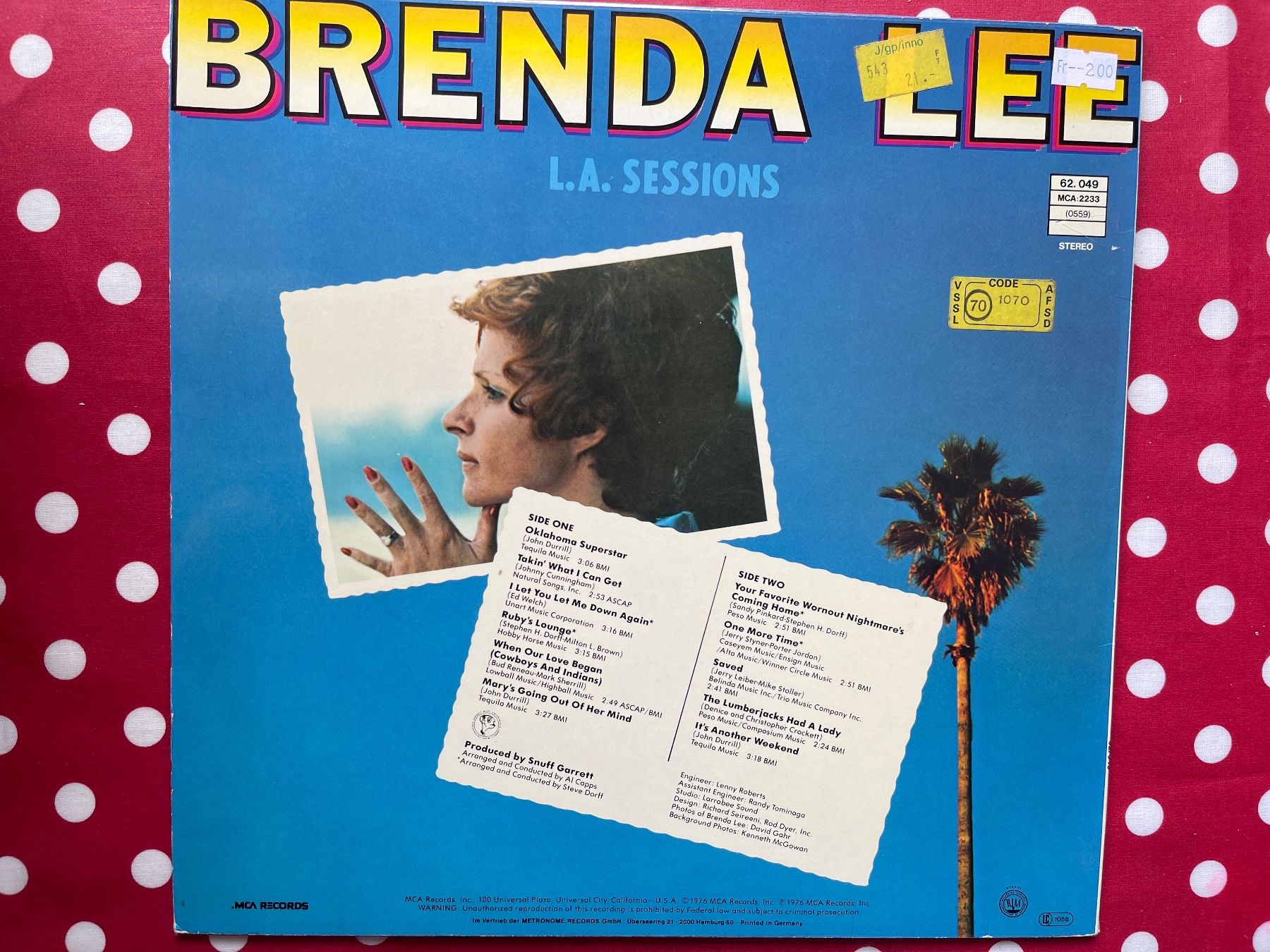 Vinyles: A573/Brenda Lee - L.A. Sessions – D'occasion à Frutigen par Philippe_jsp 1