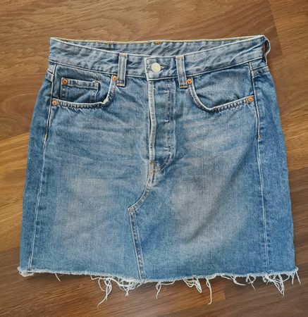 Jeans Minirock Gr. 36