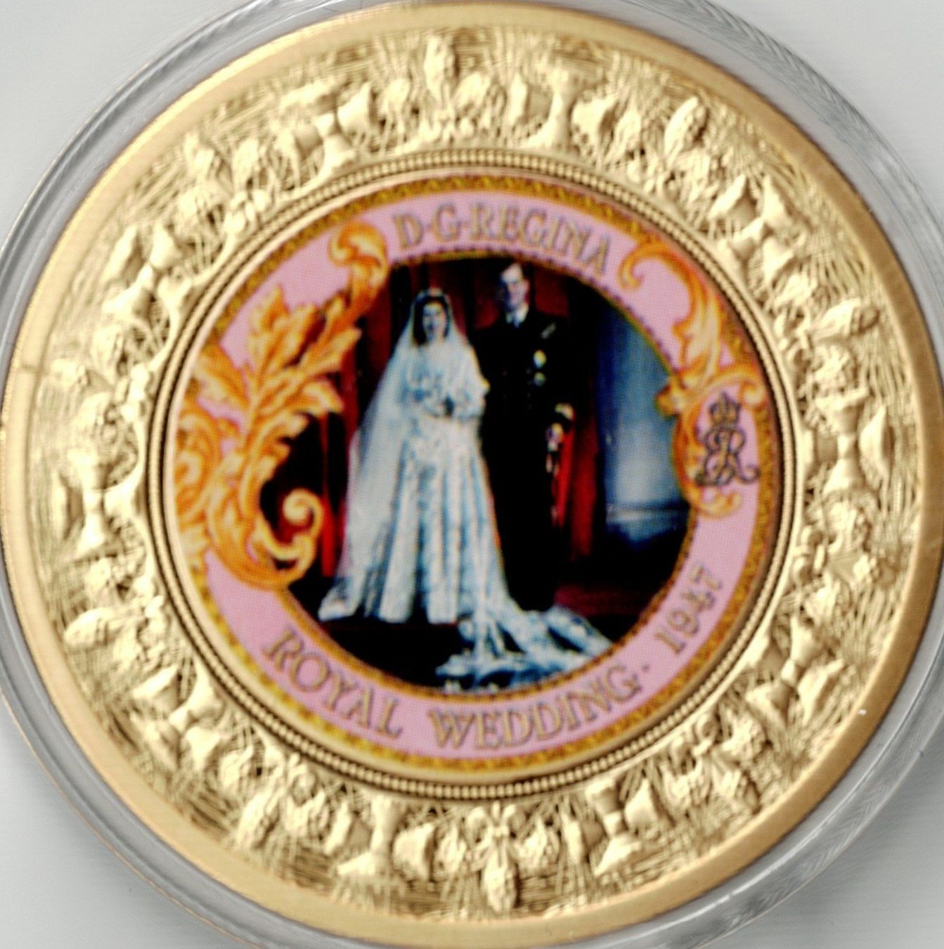 Medaillen: Royal Wedding_1947_Dei Gratia Regina_Elizabeth II_Gedenkm – Neu (gemäss Beschreibung) aus Hombrechtikon von Fraese01 1