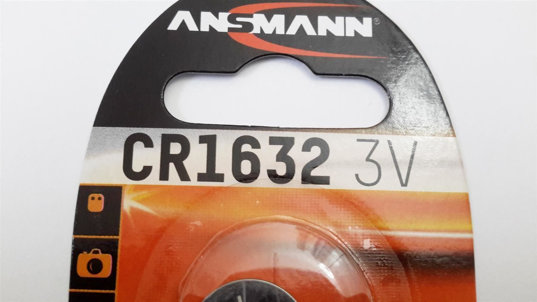 Akkus & Batterien: Knopfzelle CR1632, Lithium, Ansmann – Neu und originalverpackt aus St. Gallen von cointec 3