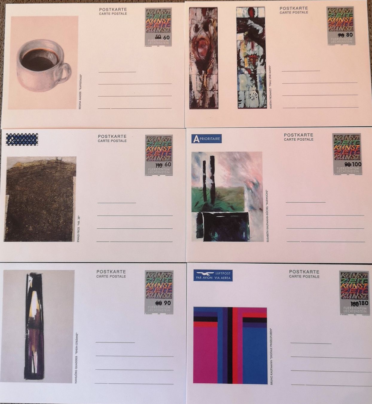 Alle Briefmarken: Liechtenstein Briefmarken Postkarten – Gebraucht aus Sevelen von hei_dn6l 5
