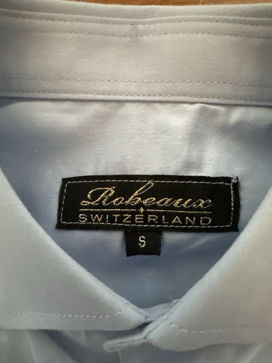 Camicie: Robeaux Hemd, Gr. S, Hellblau, einf. Brustweite ca. 45 cm – Usato da St. Gallen venduto da mai_2lcj 1