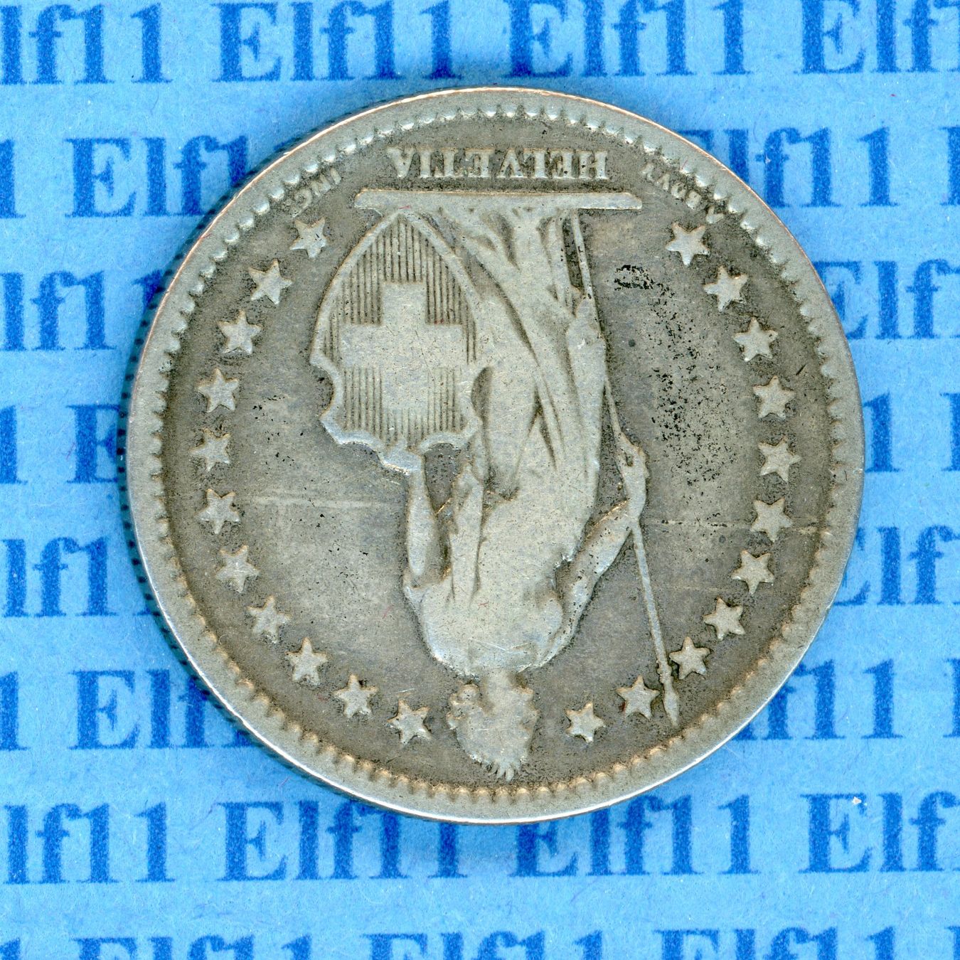 Tutti le monete: CHF___2.00 1875 -ss 2 Franken – Usato da Widnau venduto da Elf11 1