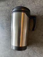 Thermobecher Edelstahl mit Henkel, 500ml, neuwertig