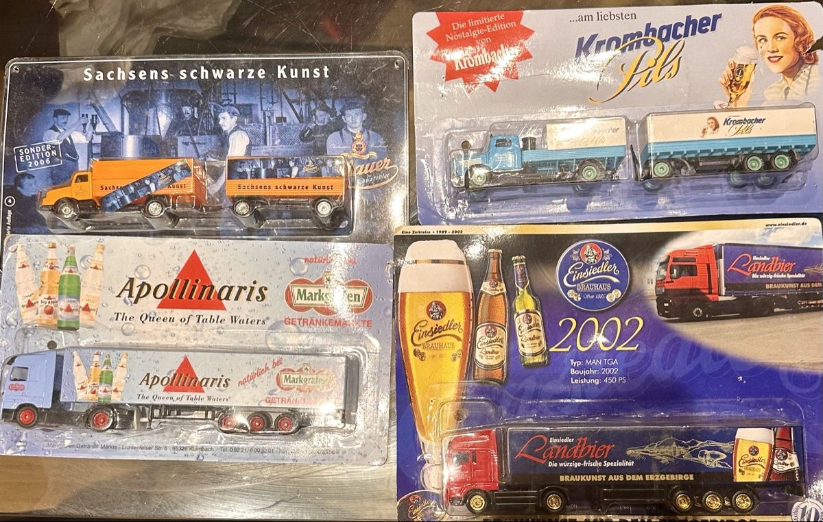 Modellautos: 5 Model Lastwagen  – Neu und originalverpackt aus Malters von Gustov