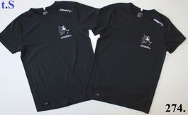 2 x T-shirt Craft noir t. S