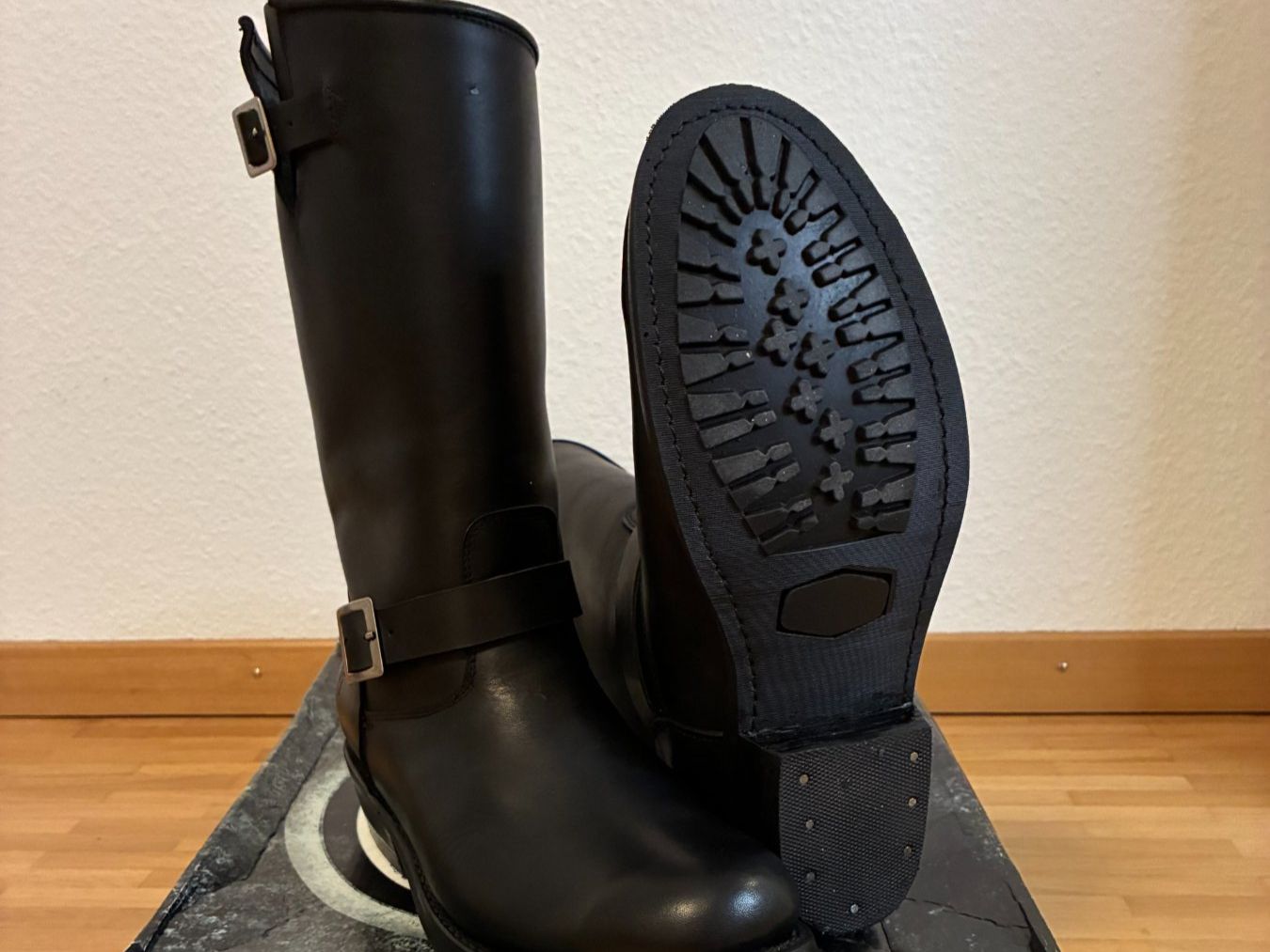 Scarpe da uomo: Grinders Bald Eagle oily full leather black EU 45 UK11 – Usato da Zug venduto da cle_xyh2 4