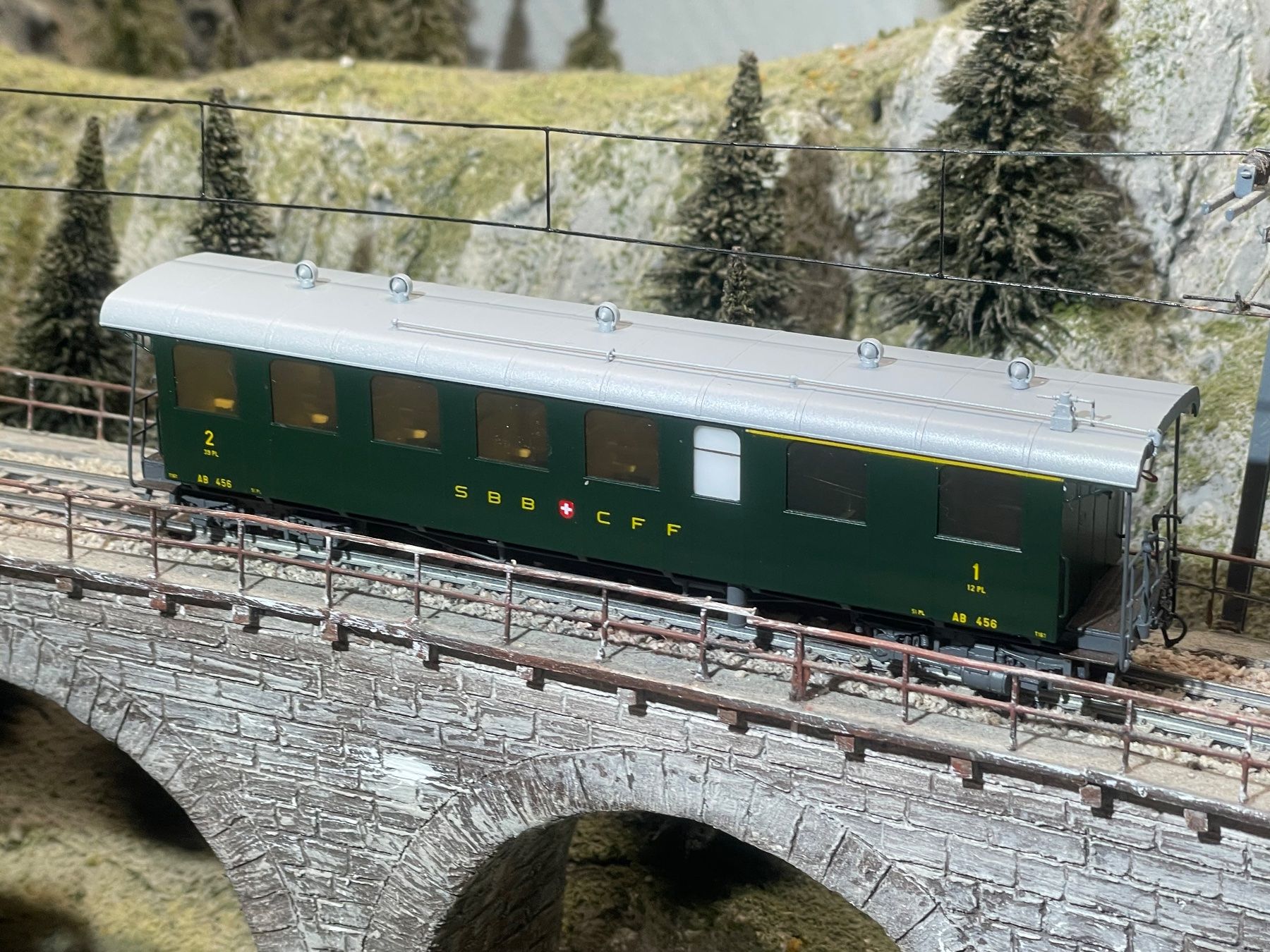HRF Modellini di ferrovie: HRF, Brünig AB 456 – Nuovo (secondo la descrizione) da Krummenau venduto da ferrotech 6