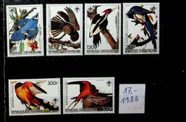 CENTRAFRIQUE  TIMBRES NEUFS** 1985 COTE 17 EUROS /U497