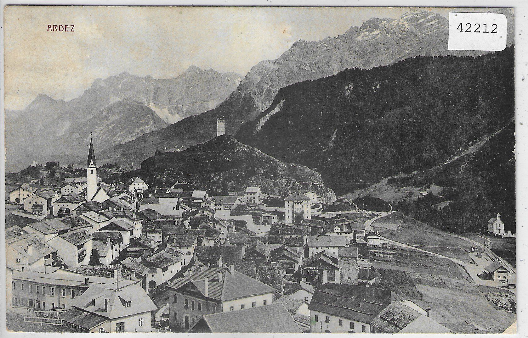 Cartoline postali: Ardez - Generalansicht – Usato da Ettingen venduto da Kartenplanet