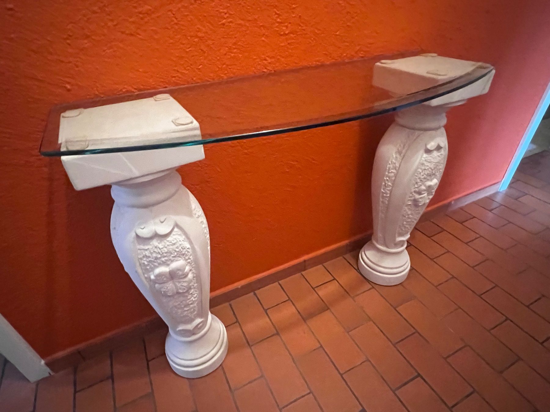 Tavoli: Pietra Leccese original Konsole mit Glasplatte – Usato da Oberengstringen venduto da Cici7 2