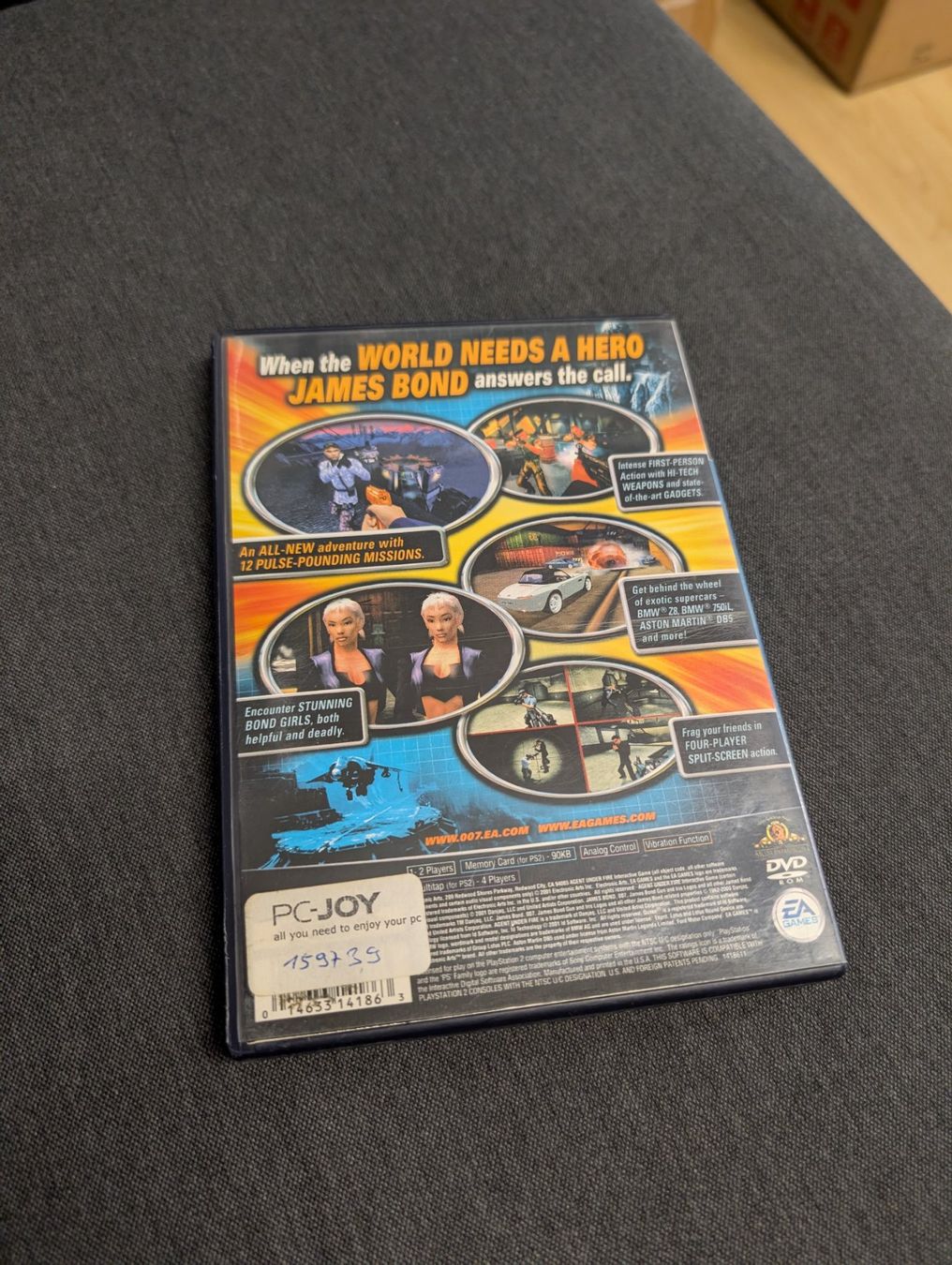 Giochi: 007 Agent under fire NTSC/USA Sony playstation 2 – Usato da Giubiasco venduto da Ticinerd 1
