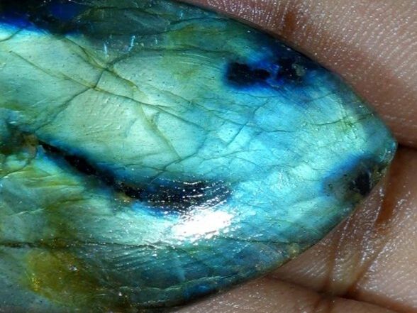 Pietre preziose: 106.90 kts Blau Labradorit Cabochon Edelstein Labradorite – Nuovo (secondo la descrizione) da Prilly venduto da ilyria73 2
