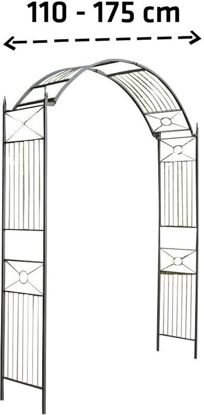 Altre Decorazioni per giardino: Metall-Rosenbogen FLEXI 110 - 175 cm – Nuovo e nell'imballaggio originale da Bottighofen venduto da zaap 8