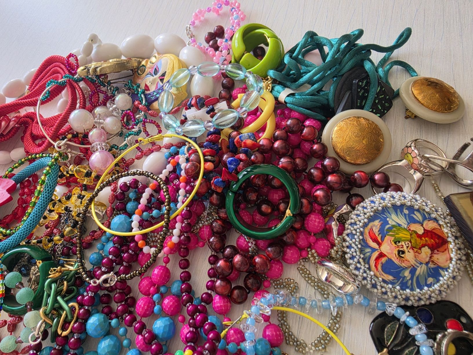 Sonstiger Schmuck: Schmuckkonvolut Damenmodeschmuck diverse Teile  – Gebraucht aus Bühler von MalinaBrocki 1