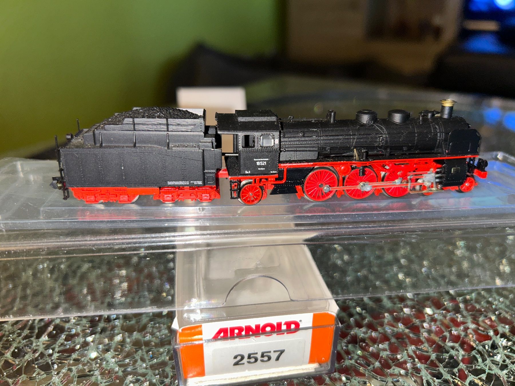 Arnold Modellini di ferrovie: Arnold 2557, Schlepptenderlok, Spur N analog – Usato da Salvenach venduto da Ricardo3280