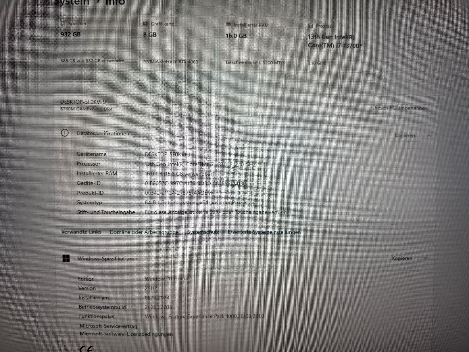 PCs: Gaming PC i7-13700F RTX4060 – Gebraucht aus Thal von LucaAndrea18 4
