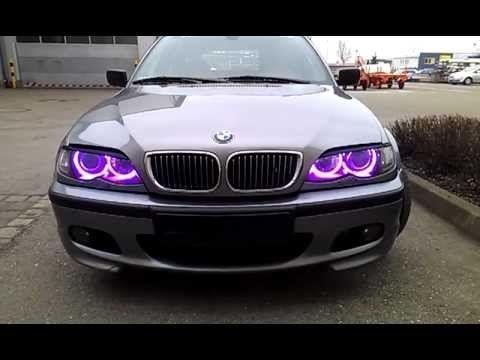 PHARES BMW E46 - Kit Angels Eyes PURPLE