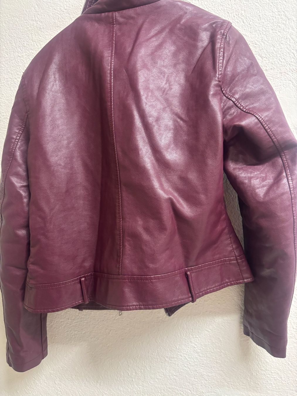 Giacche: Winter Damen Lederjacke, bordeauxrot, Gr.S/M, – Usato da Wallisellen venduto da AS.TZ. 1